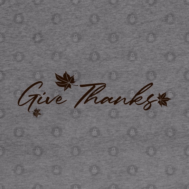 Giv Thanks -Thanksgiving by Studio DAVE